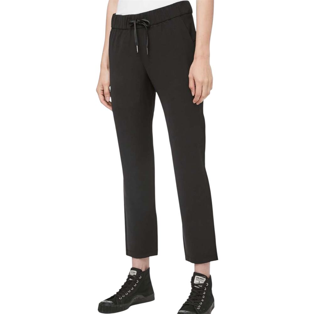 Lululemon On The Fly Pant Travel Woven 27" Pockets Luxtreme Medium-Rise Black 6